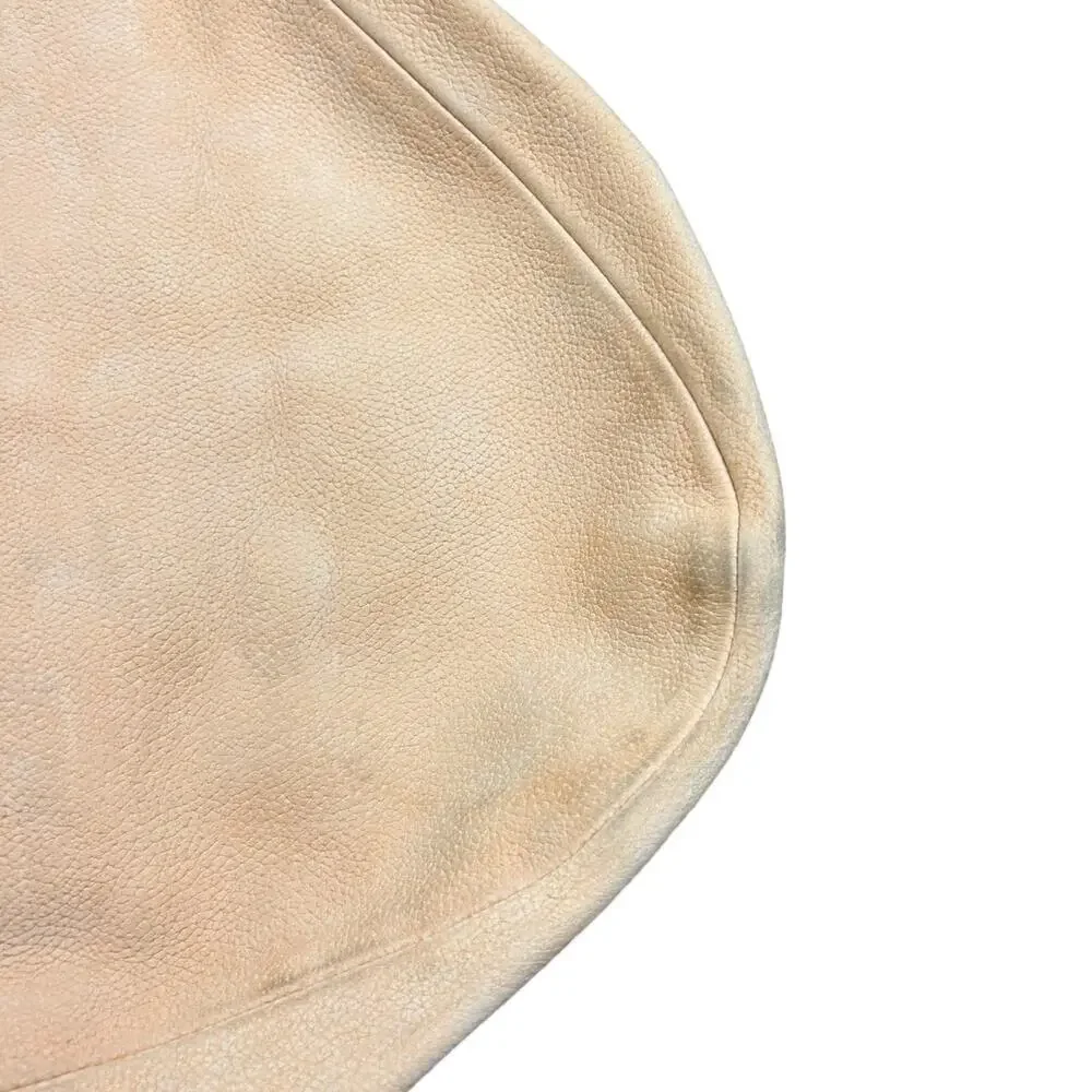 Ceri Hoover Suede Leather Tan Brown Boho Hobo Shoulder Bag Purse Tote Slouchy